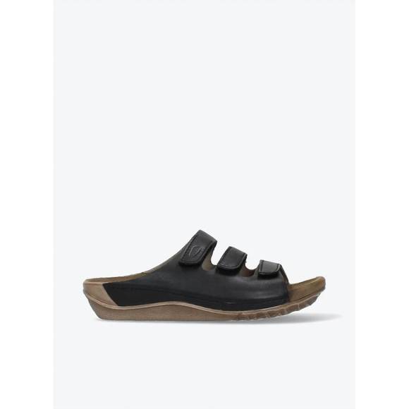 Wolky Women's Blade Sandal - Leather Peep-Toe With Memory Foam, Perforated Design, 2 Inch Heel - View #2